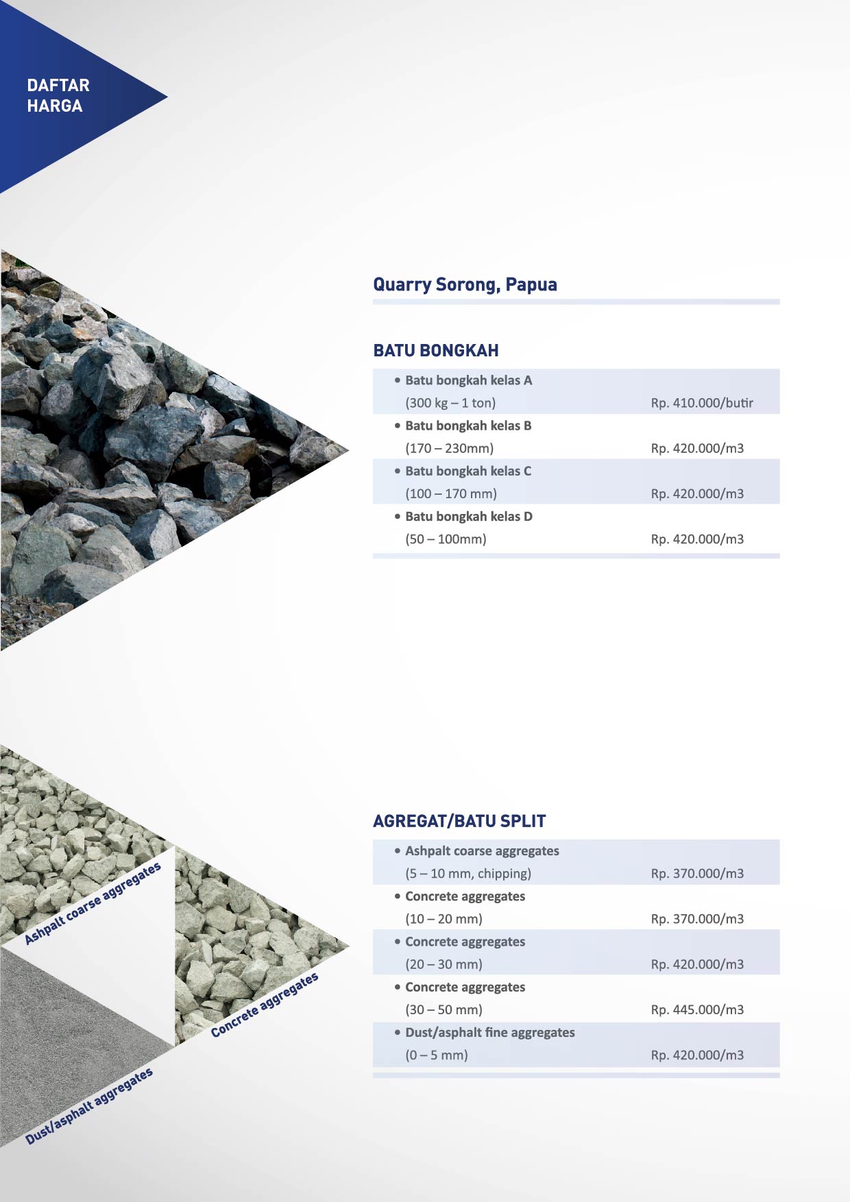 Daftar Harga